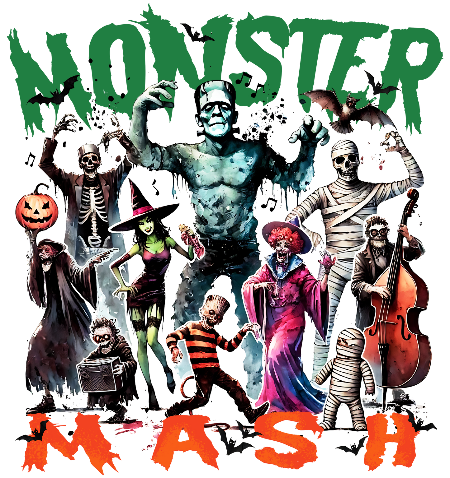 Monster Mash DTF Print