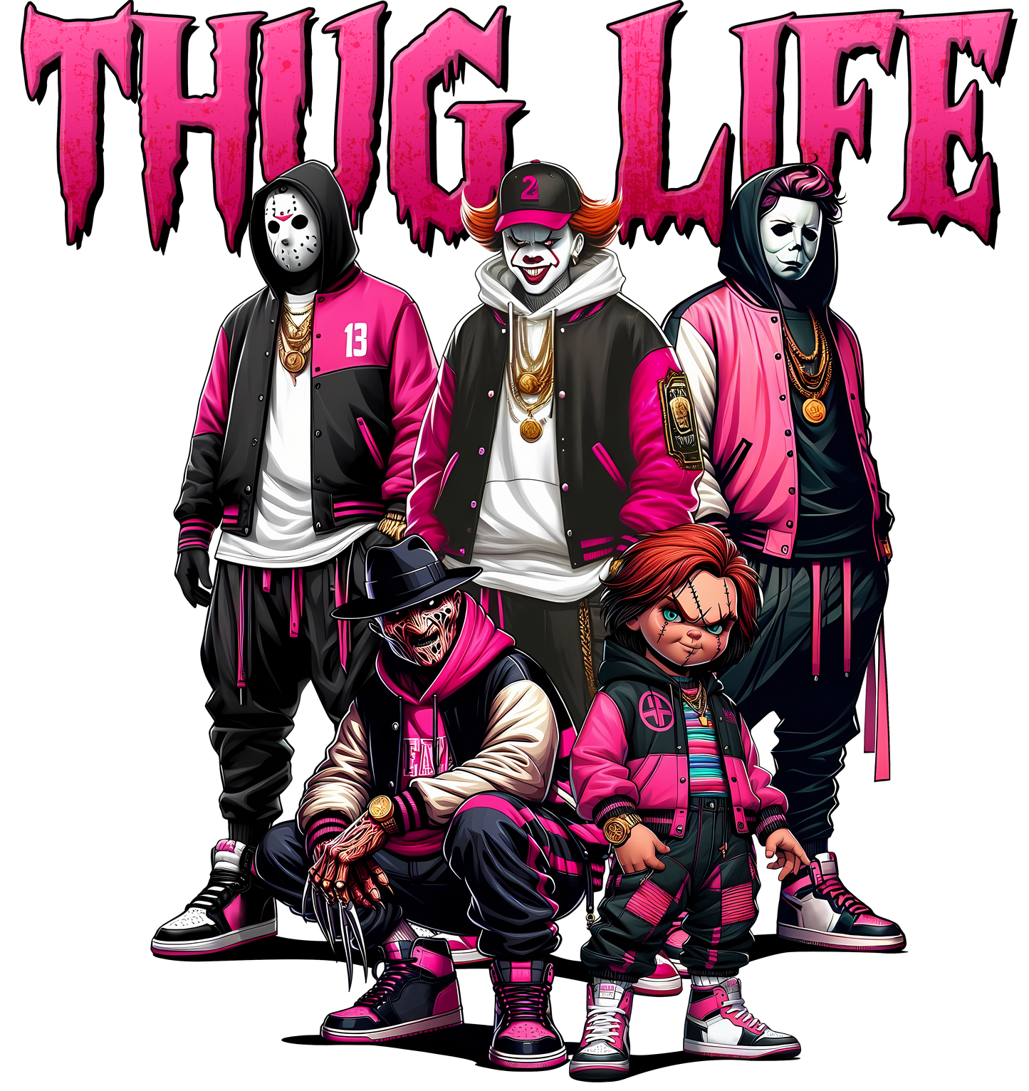 Thug Life DTF Print