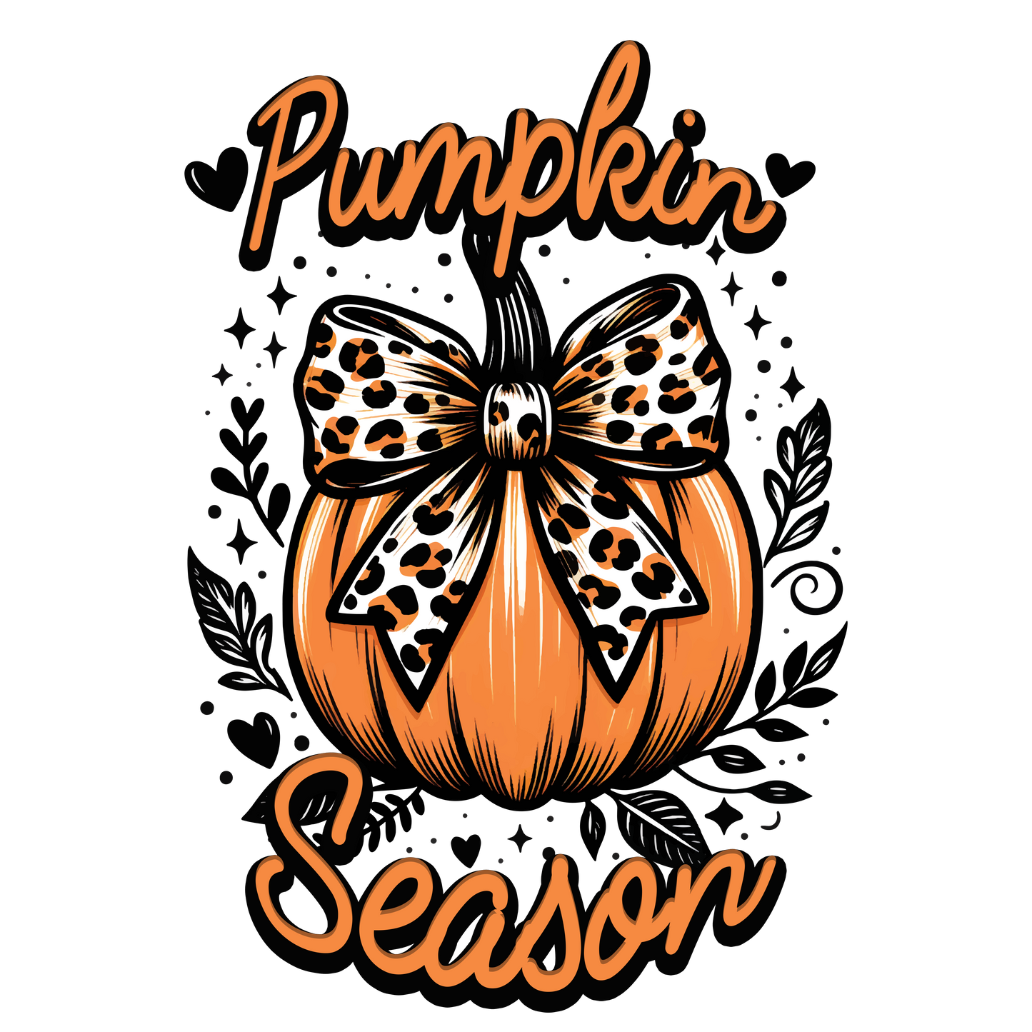 Pumpkin Season DTF Print